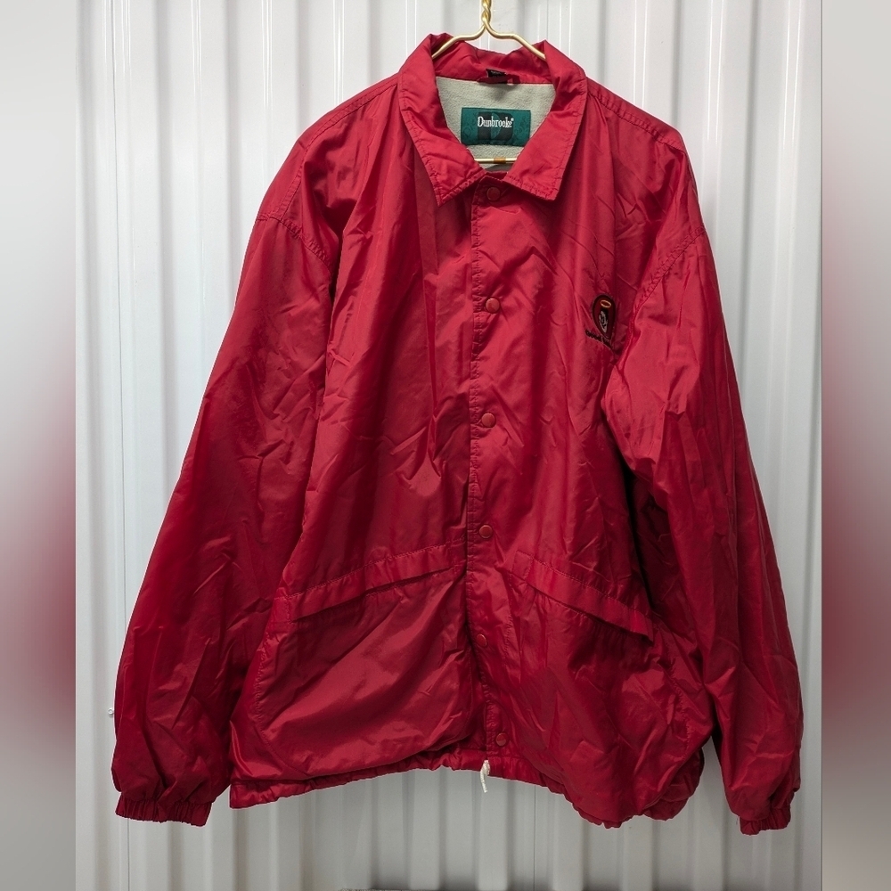 Dunbrooke Men's Red Windbreaker Jacket - Picture 2 of 8